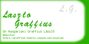 laszlo graffius business card